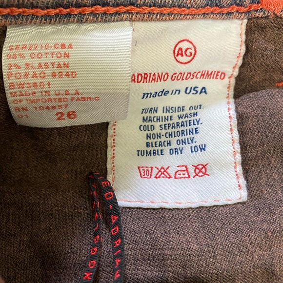 AG Adriano Goldschmied Mini Denim Skirt Size 26 - Picture 3 of 8